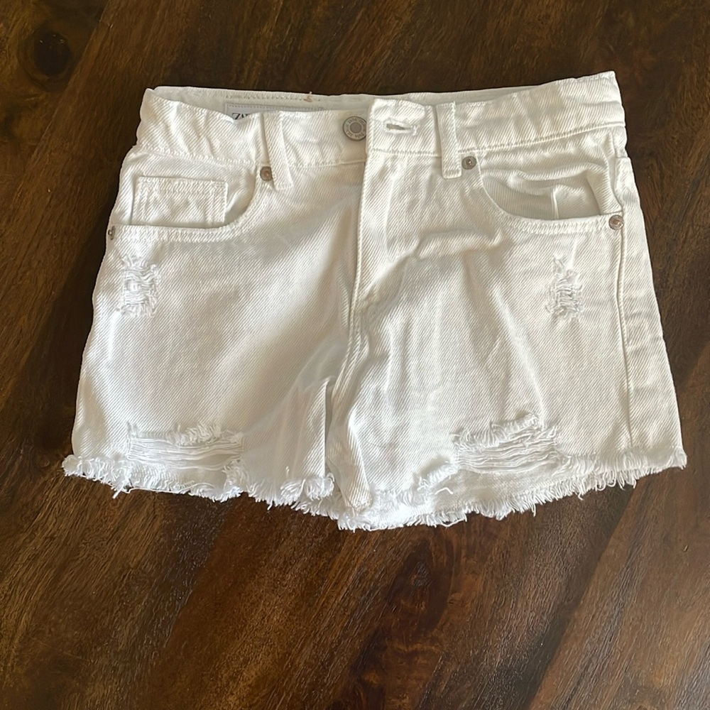 Zara kids denim shorts